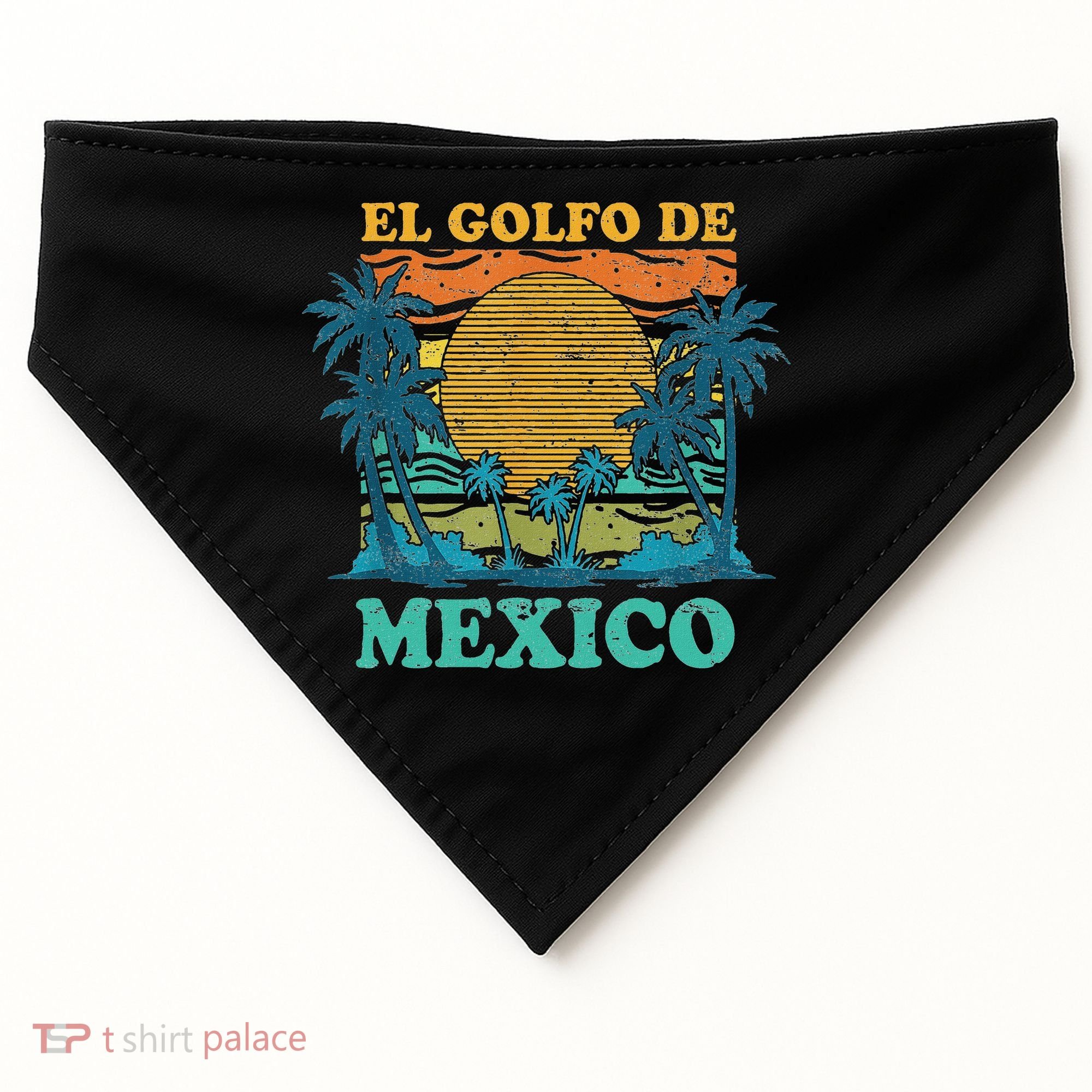 El Golfo De MéXico USA-Made Doggie Bandana