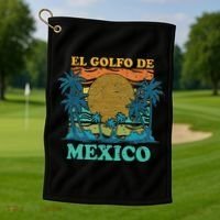 El Golfo De MéXico Golf Towel thumb 1