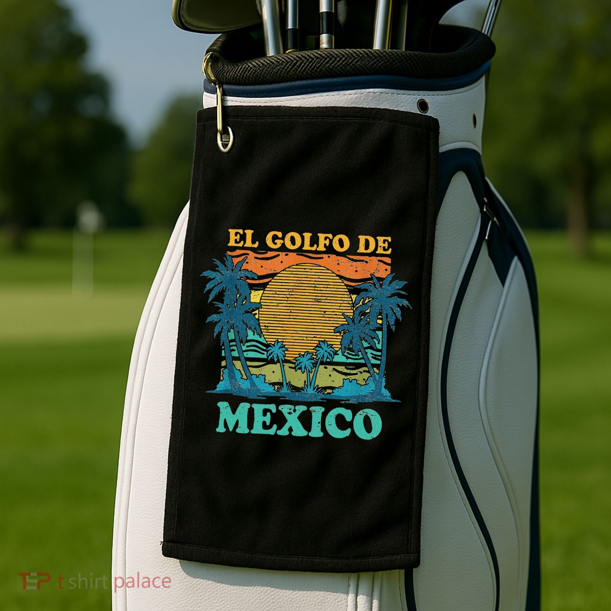 El Golfo De MéXico Golf Towel