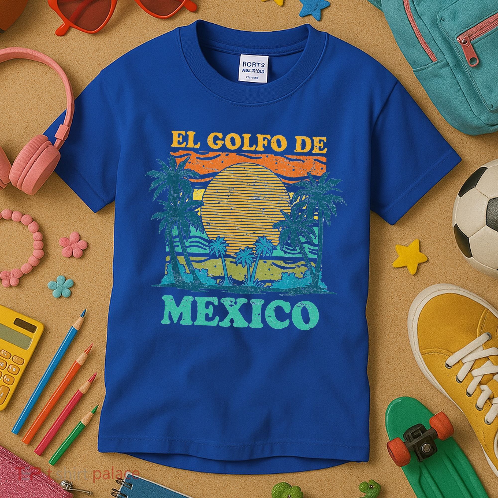 El Golfo De MéXico Kids T-Shirt