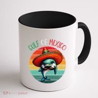El Golfo De MéXico Dolphin Gulf Of Mexico Coffee Mug thumb 1