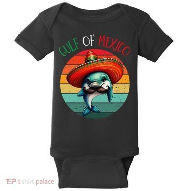 El Golfo De MéXico Dolphin Gulf Of Mexico Baby Bodysuit
