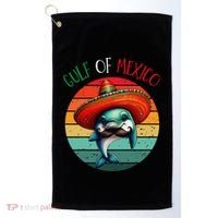 El Golfo De MéXico Dolphin Gulf Of Mexico Golf Towel thumb 0