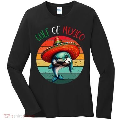 El Golfo De MéXico Dolphin Gulf Of Mexico Women's Long Sleeve Shirt