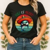 El Golfo De MéXico Dolphin Gulf Of Mexico Women's T-Shirt thumb 2
