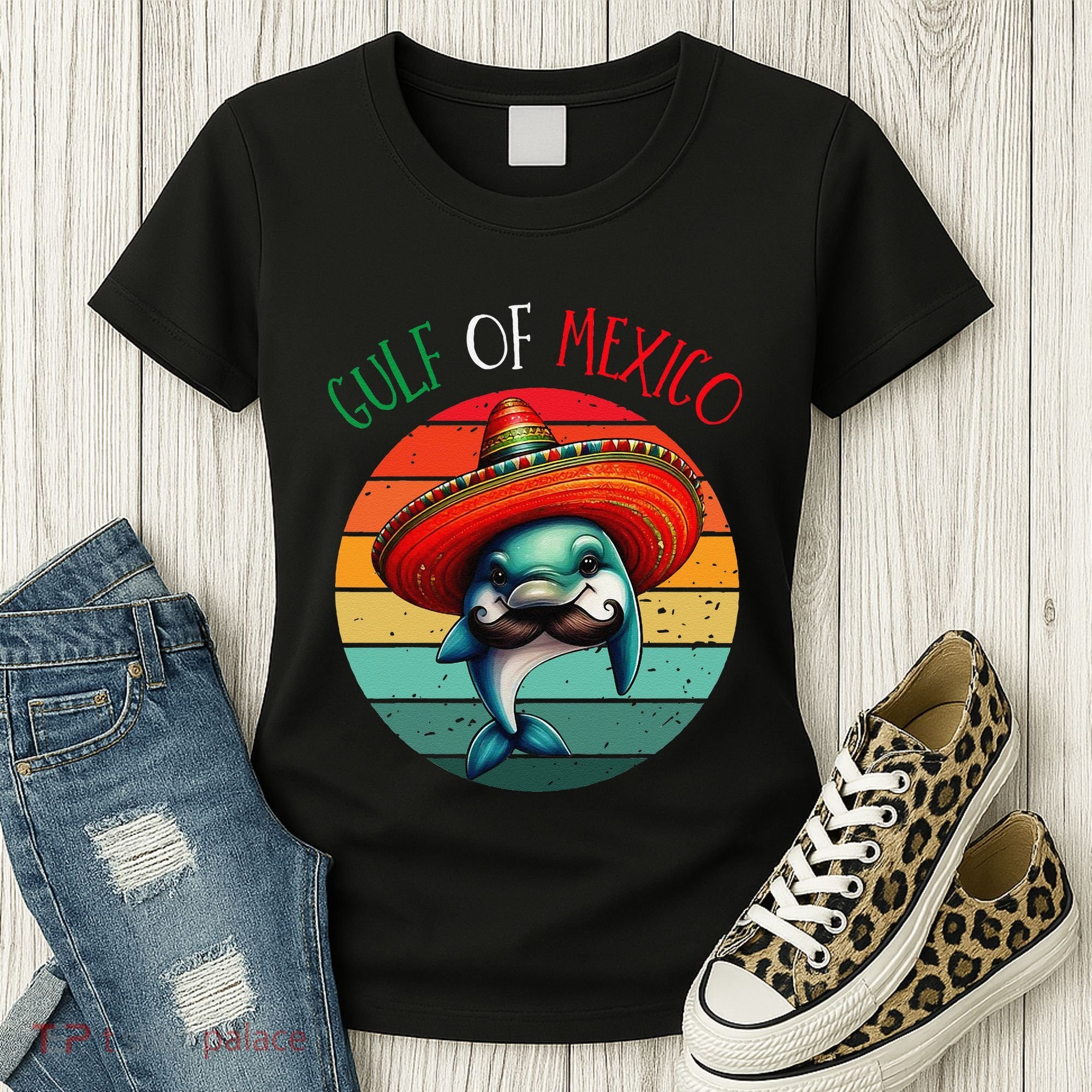El Golfo De MéXico Dolphin Gulf Of Mexico Women's T-Shirt