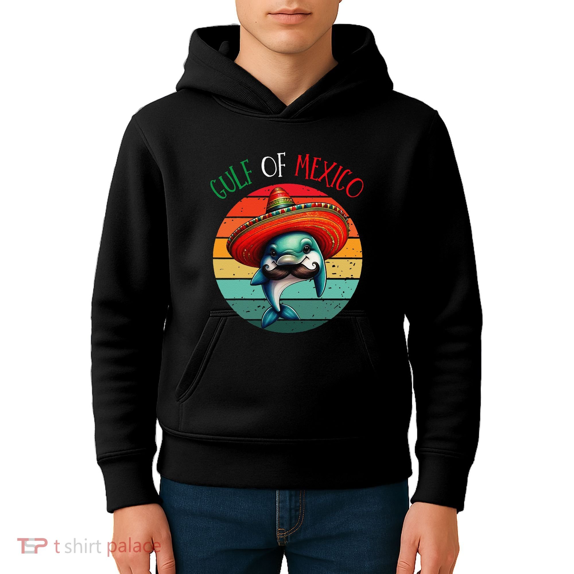 El Golfo De MéXico Dolphin Gulf Of Mexico Kids Hoodie