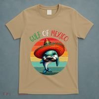El Golfo De MéXico Dolphin Gulf Of Mexico T-Shirt thumb 5