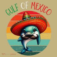 El Golfo De MéXico Dolphin Gulf Of Mexico Kids T-Shirt thumb 2