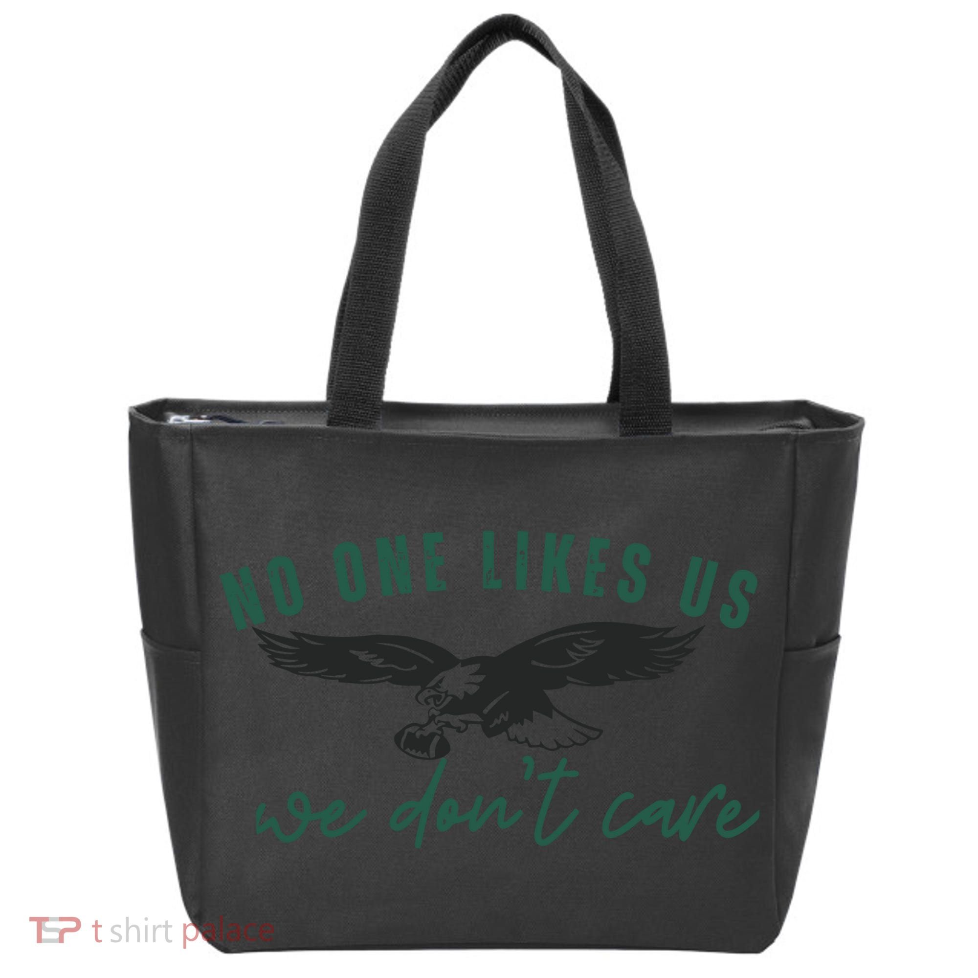 Eagles Game Day Football Tote Bag