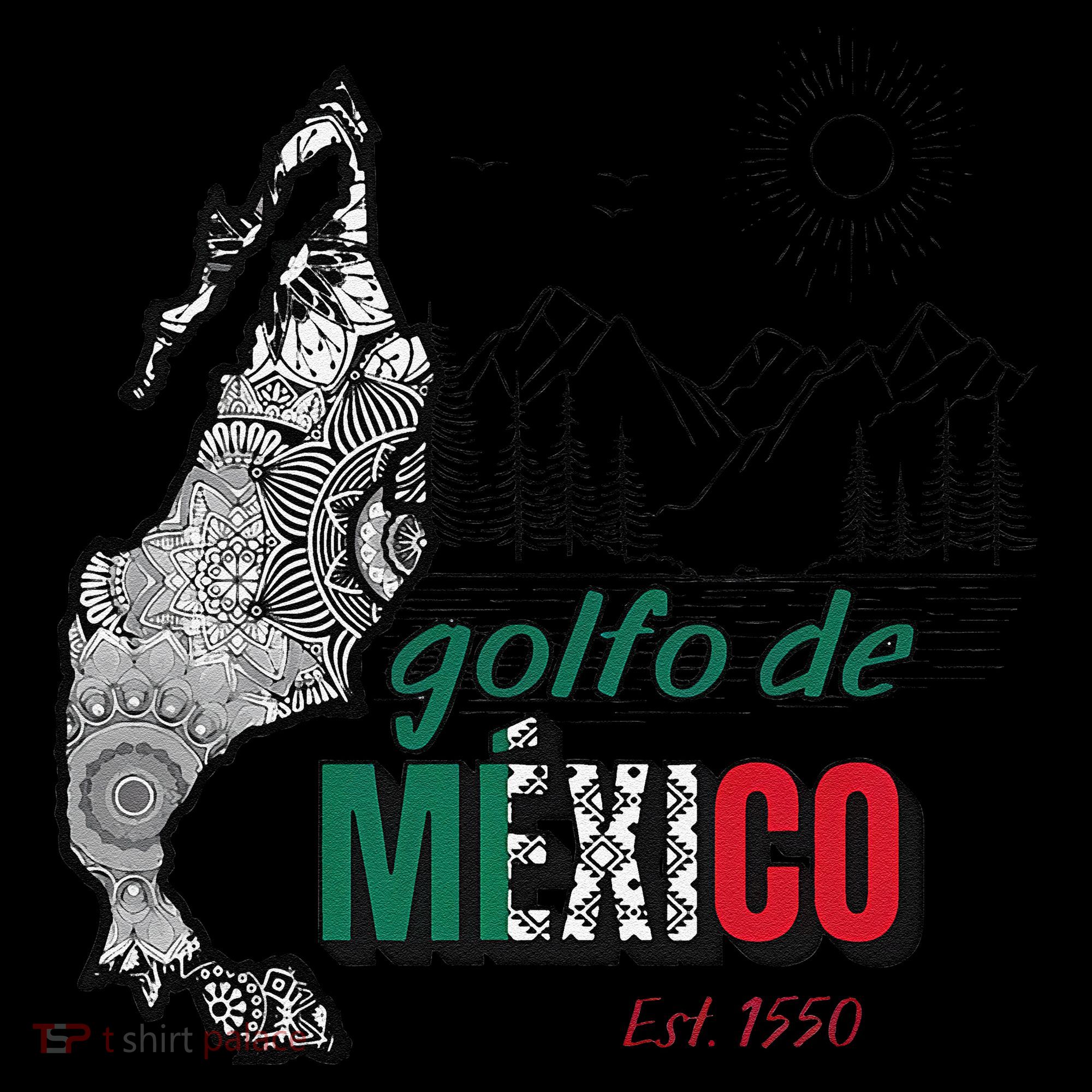El Golfo De MéXico Gulf Of Mexico Est 1550 Historic Map Coffee Mug