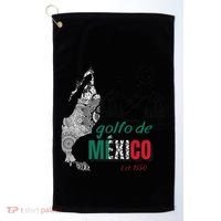 El Golfo De MéXico Gulf Of Mexico Est 1550 Historic Map Golf Towel thumb 0