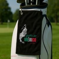 El Golfo De MéXico Gulf Of Mexico Est 1550 Historic Map Golf Towel thumb 2