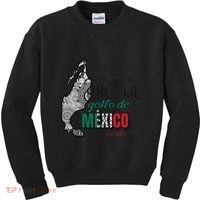 El Golfo De MéXico Gulf Of Mexico Est 1550 Historic Map Kids Sweatshirt thumb 0