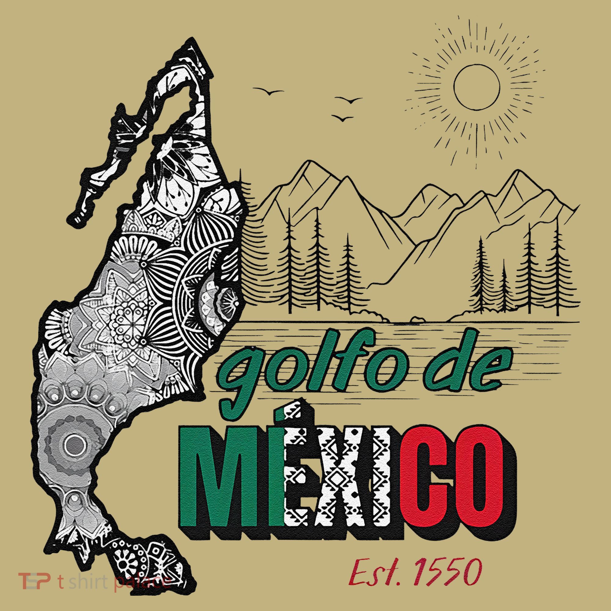 El Golfo De MéXico Gulf Of Mexico Est 1550 Historic Map Polo