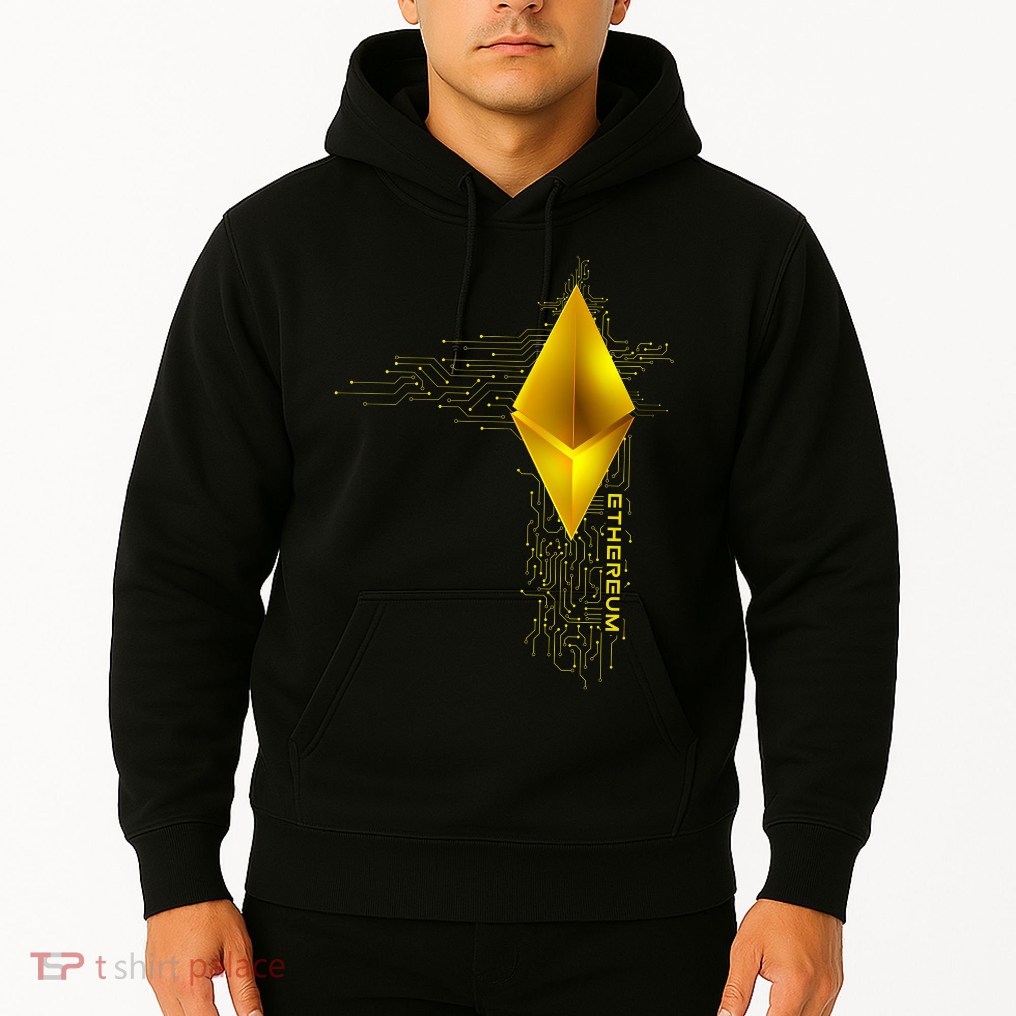 Ethereum GOLD ETH Cryptocurrency Bitcoin Hoodie
