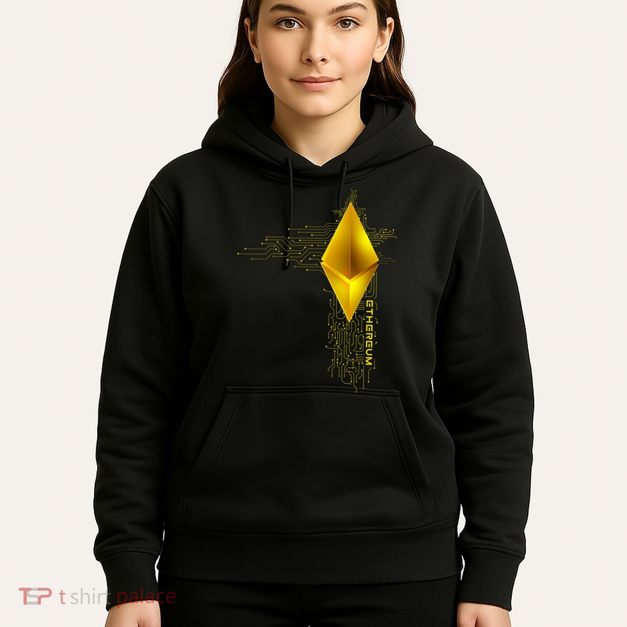 Ethereum GOLD ETH Cryptocurrency Bitcoin Hoodie
