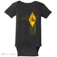 Ethereum GOLD ETH Cryptocurrency Bitcoin Baby Bodysuit thumb 0