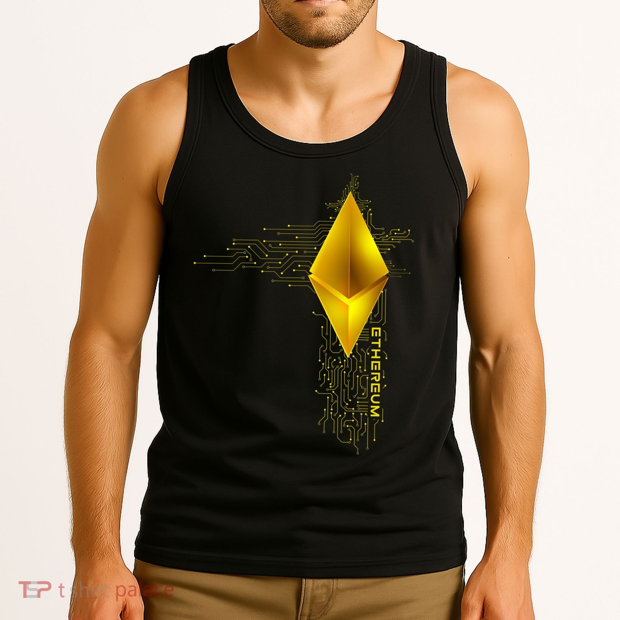 Ethereum GOLD ETH Cryptocurrency Bitcoin Tank Top
