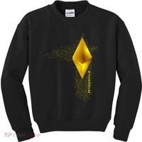 Ethereum GOLD ETH Cryptocurrency Bitcoin Kids Sweatshirt thumb 0