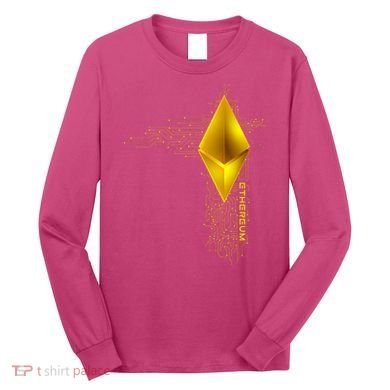 Ethereum GOLD ETH Cryptocurrency Bitcoin Long Sleeve Shirt