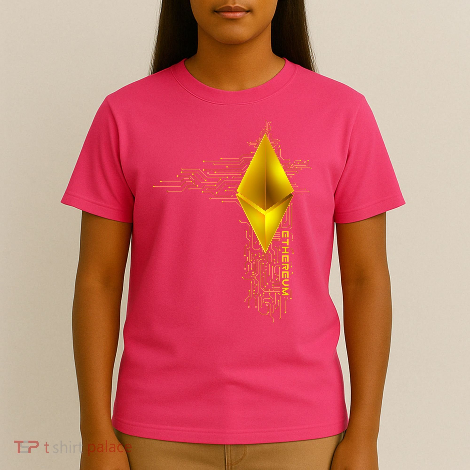 Ethereum GOLD ETH Cryptocurrency Bitcoin T-Shirt