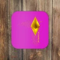 Ethereum GOLD ETH Cryptocurrency Bitcoin Coaster thumb 0