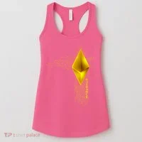 Ethereum GOLD ETH Cryptocurrency Bitcoin Women's Tank Top thumb 0