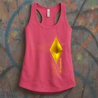 Ethereum GOLD ETH Cryptocurrency Bitcoin Women's Tank Top thumb 3