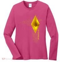 Ethereum GOLD ETH Cryptocurrency Bitcoin Women's Long Sleeve Shirt thumb 0