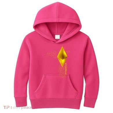 Ethereum GOLD ETH Cryptocurrency Bitcoin Kids Hoodie