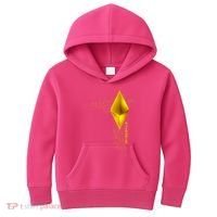 Ethereum GOLD ETH Cryptocurrency Bitcoin Kids Hoodie thumb 0