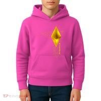Ethereum GOLD ETH Cryptocurrency Bitcoin Kids Hoodie thumb 4