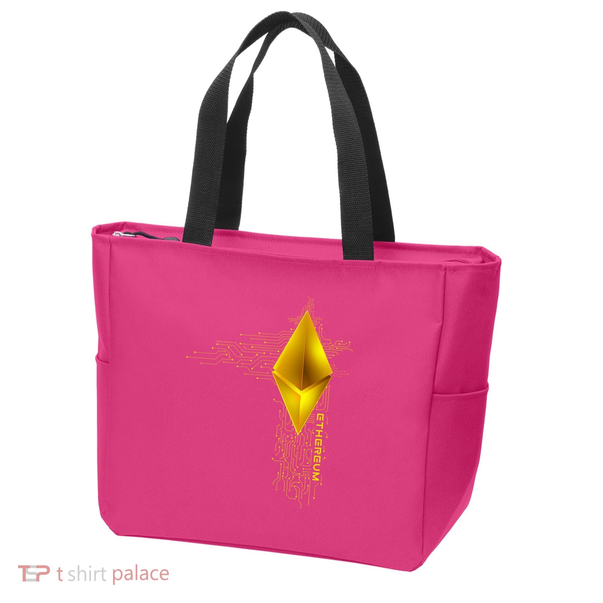 Ethereum GOLD ETH Cryptocurrency Bitcoin Tote Bag