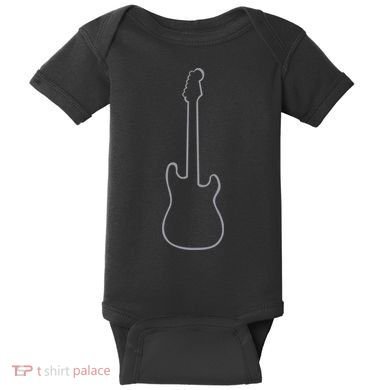 Electric Guitar Baby Bodysuit