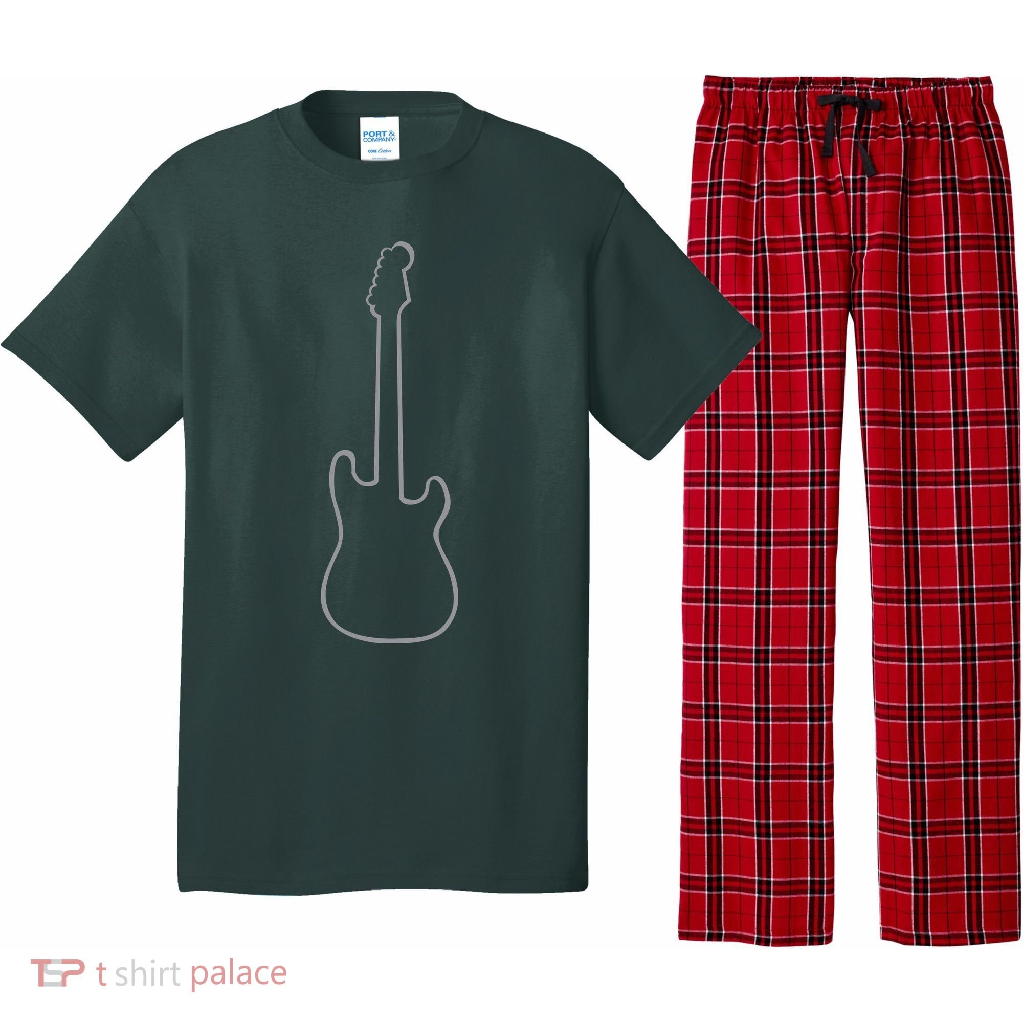 Electric Guitar Pajama Set