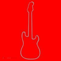 Electric Guitar Santa Hat thumb 1