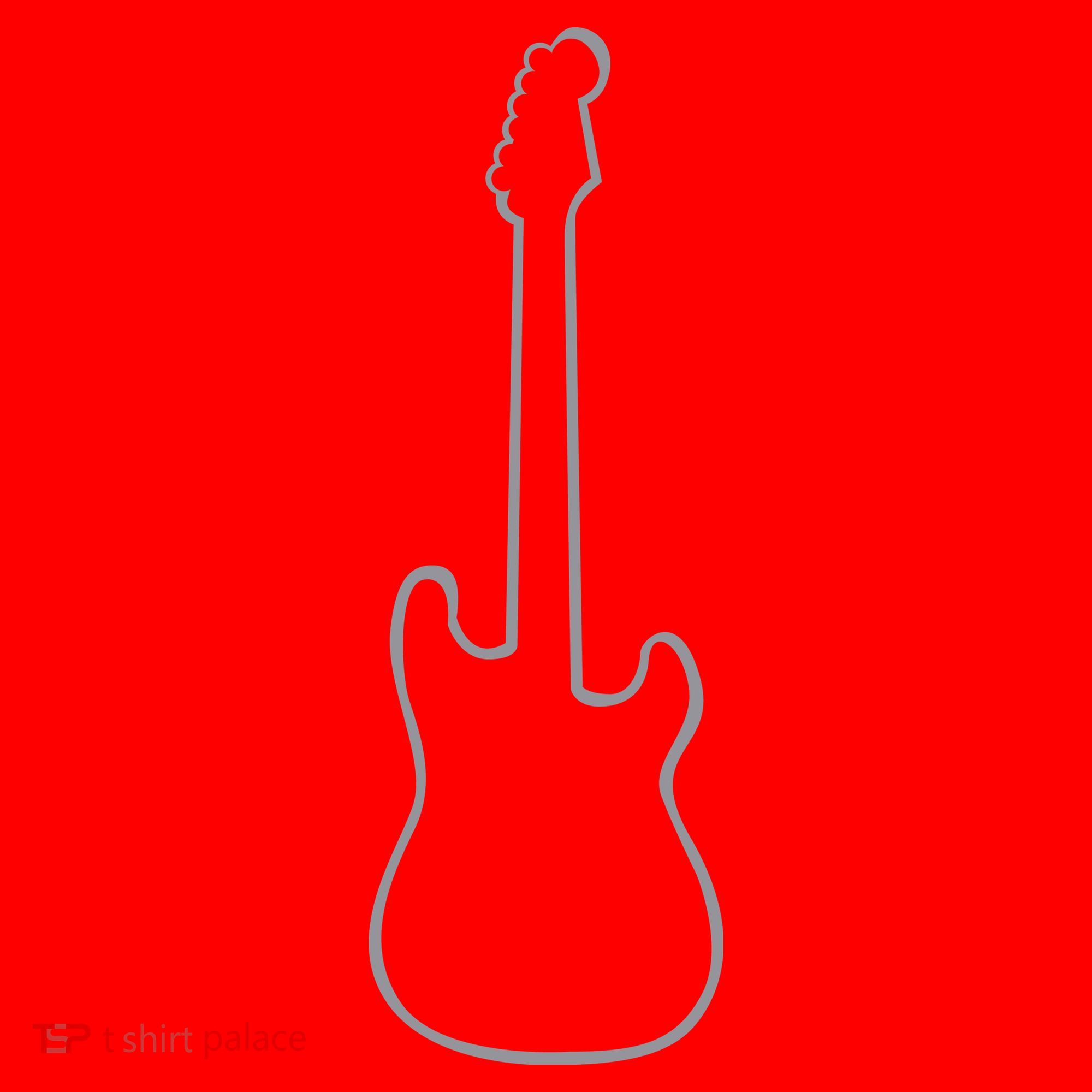 Electric Guitar Santa Hat