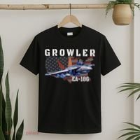 Ea18G Growler Electronic Warfare Aircraft Military Aviation T-Shirt thumb 2