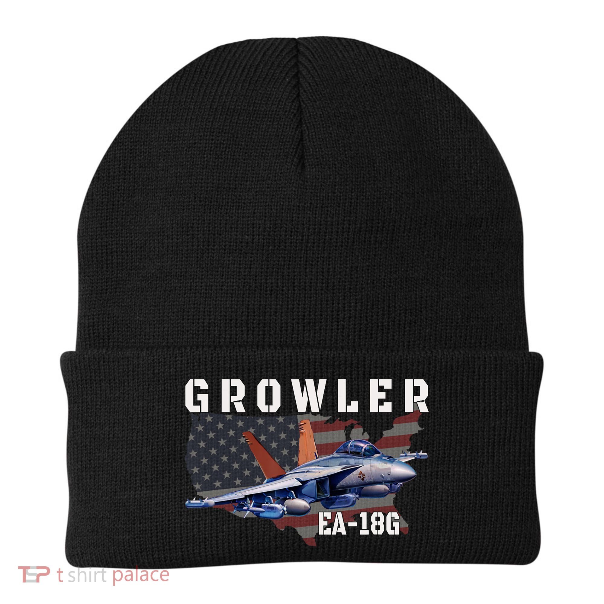 Ea18G Growler Electronic Warfare Aircraft Military Aviation Beanie