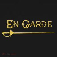 En Garde Fencing Fencer Swordsman Rapier Sabre Mask Sword Polo thumb 3
