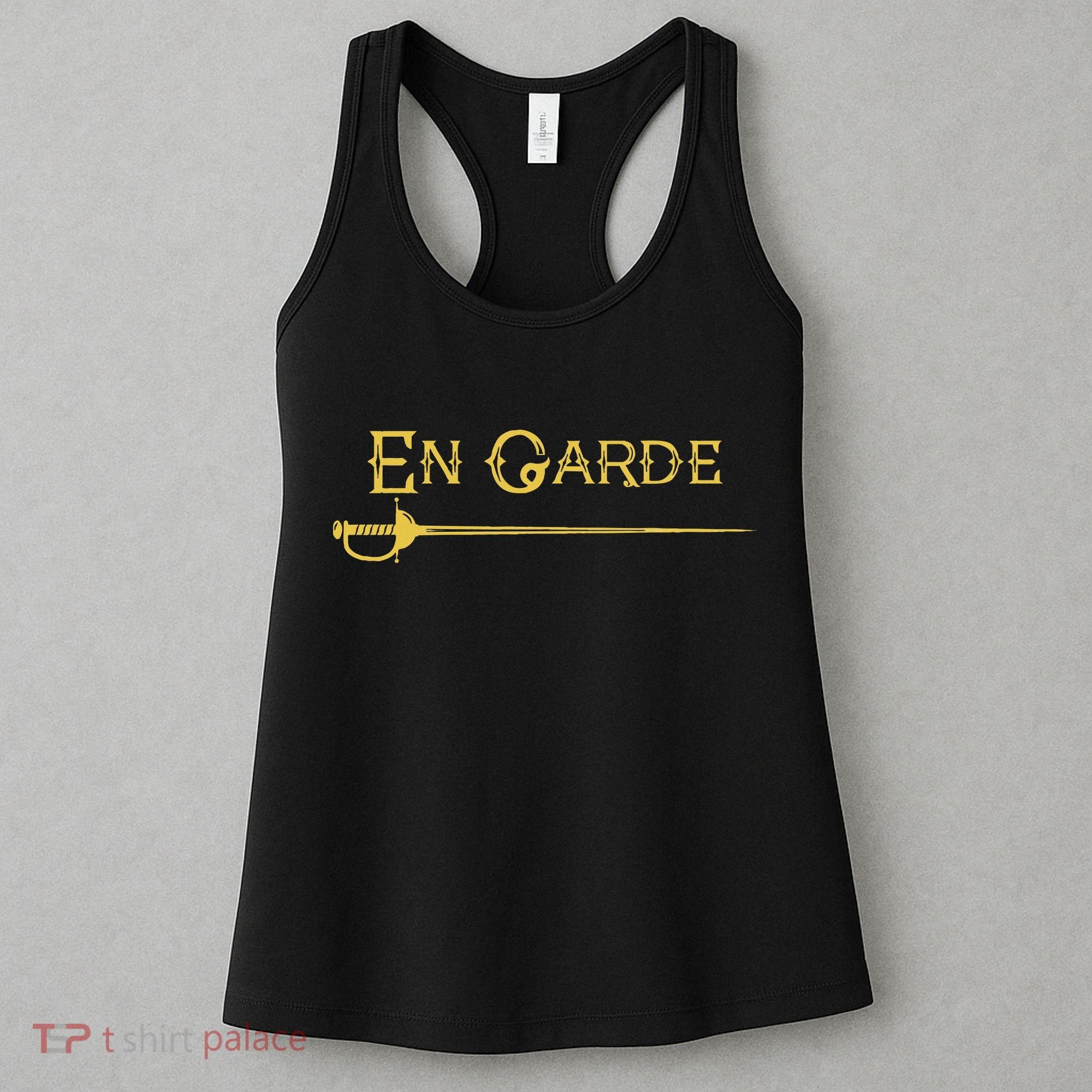 En Garde Fencing Fencer Swordsman Rapier Sabre Mask Sword Women's Tank Top