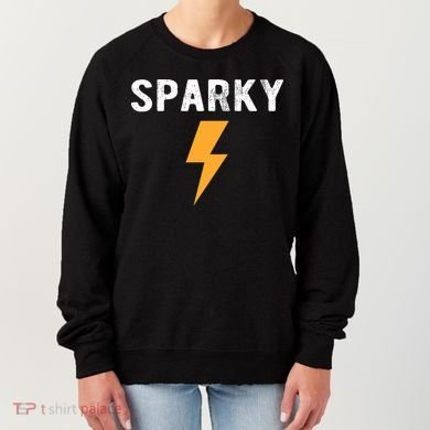 Electrician Gift Funny Sparky Nickname Lightning Bolt Women's Sweatshirt