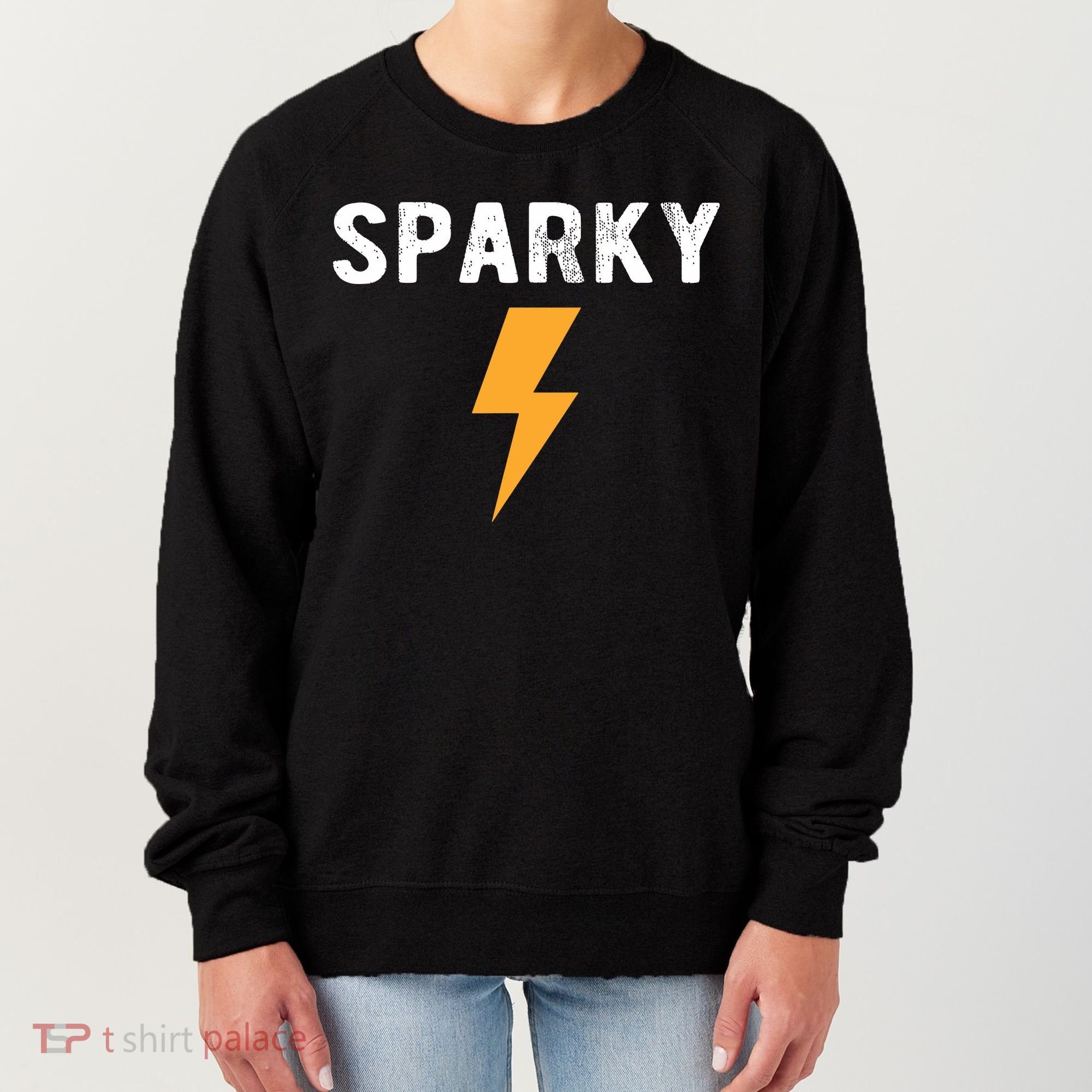 Electrician Gift Funny Sparky Nickname Lightning Bolt Women's Sweatshirt