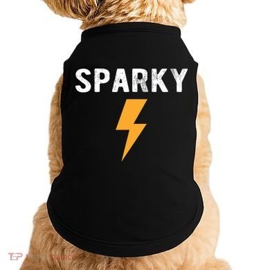 Electrician Gift Funny Sparky Nickname Lightning Bolt Doggie Tank