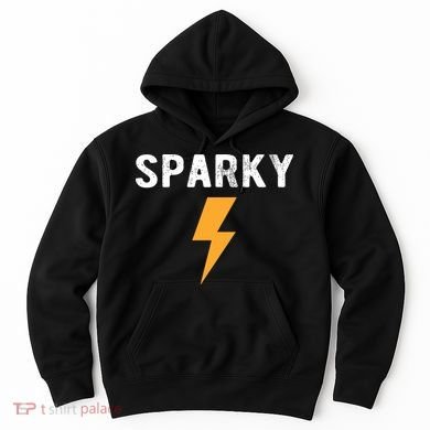 Electrician Gift Funny Sparky Nickname Lightning Bolt Hoodie
