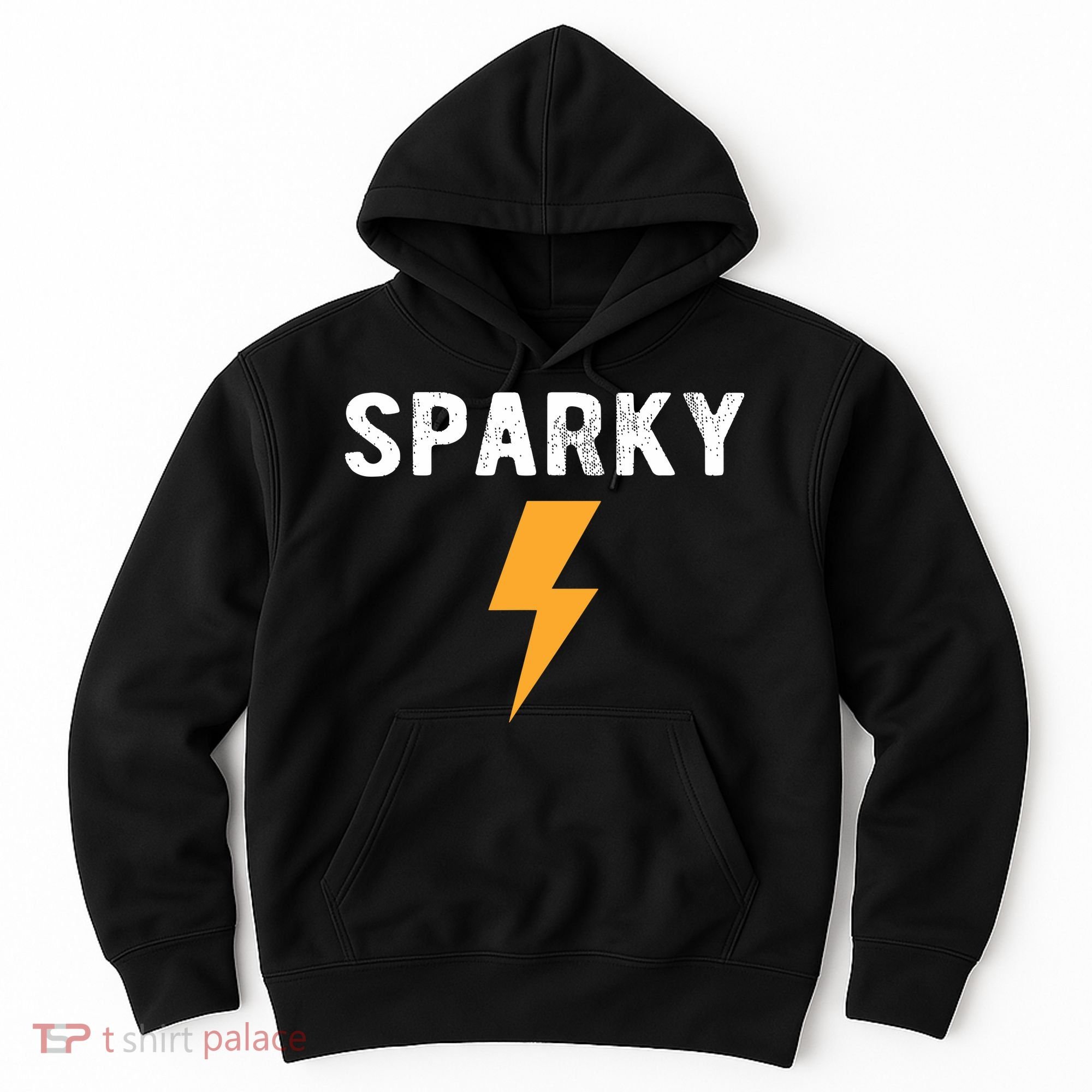 Electrician Gift Funny Sparky Nickname Lightning Bolt Hoodie