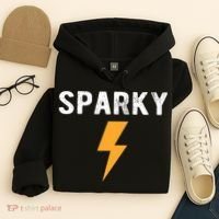 Electrician Gift Funny Sparky Nickname Lightning Bolt Hoodie thumb 4