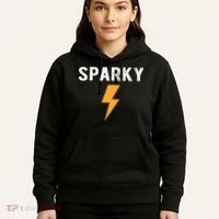Electrician Gift Funny Sparky Nickname Lightning Bolt Hoodie thumb 5