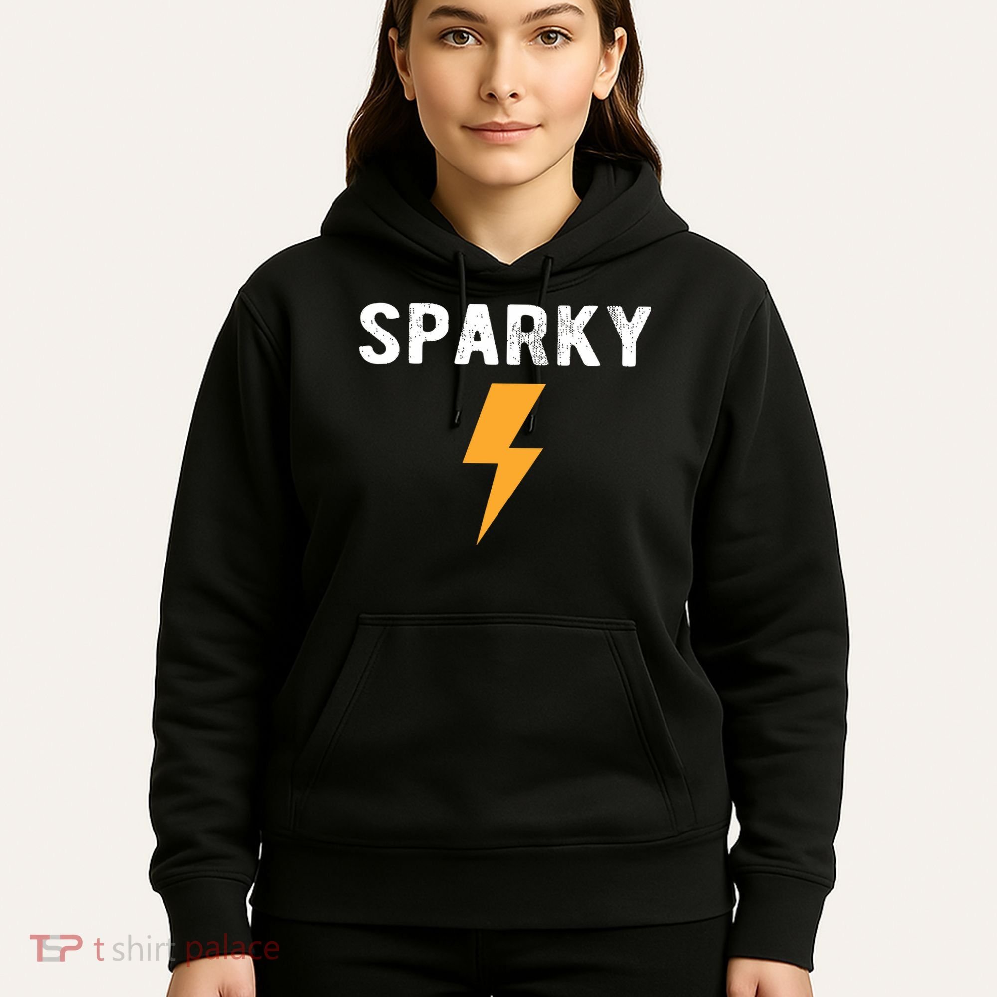Electrician Gift Funny Sparky Nickname Lightning Bolt Hoodie